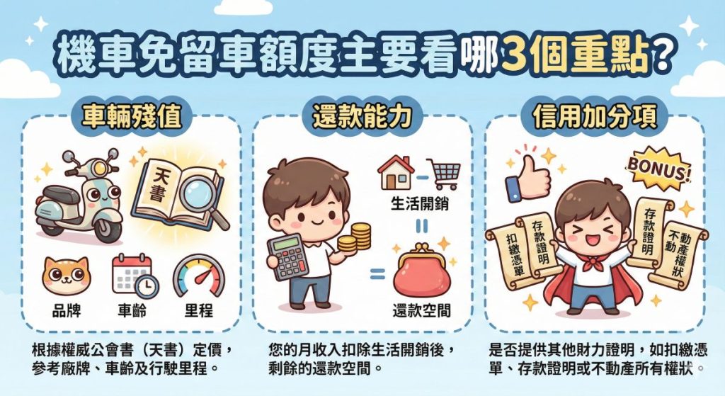 機車借款額度主要看什麼?3大重點幫你評估車輛價值！