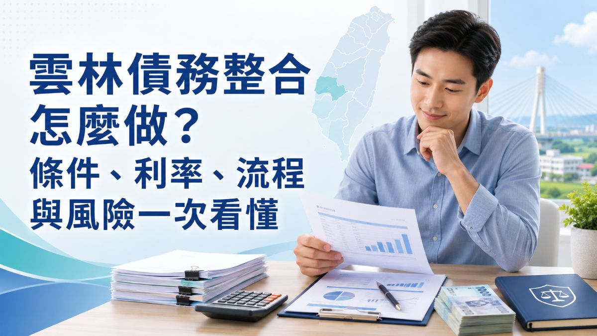 雲林債務整合怎麼做?條件、利率、流程與風險一次看懂